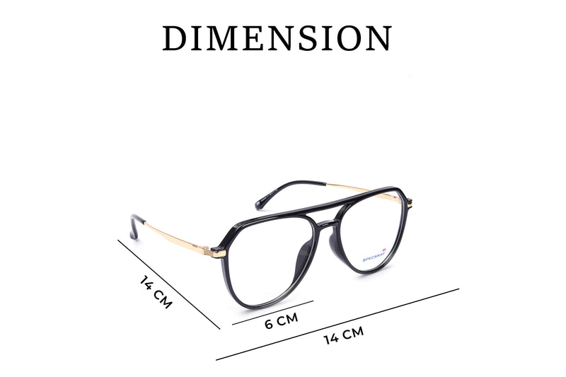 Aviator Full Rim Eyeglasses For Men