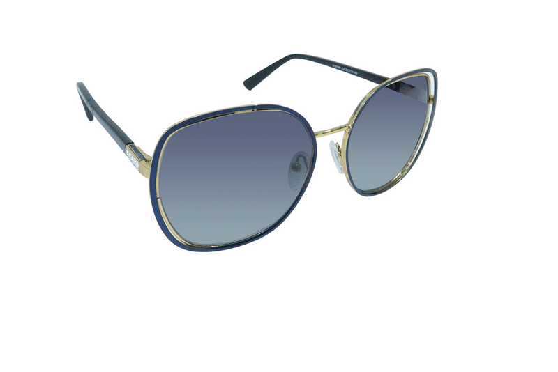 Cateye Full Rim Metal Sunglasses for Women