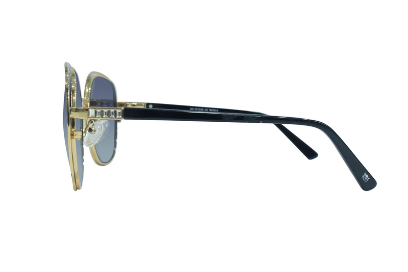 Cateye Full Rim Metal Sunglasses for Women