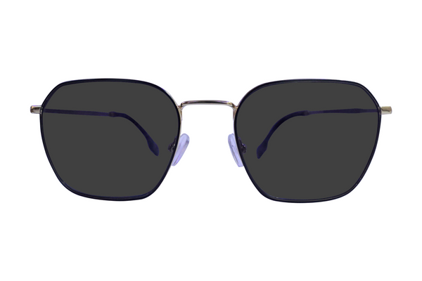 Geometric Full Rim Metal Sunglasses For Unisex