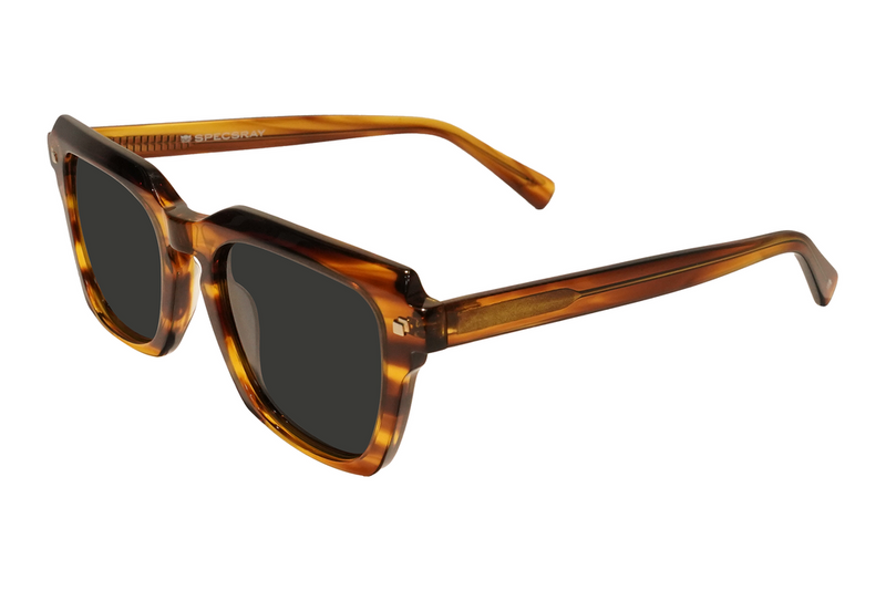 Square Full Rim Acetate Sunglasses for Women