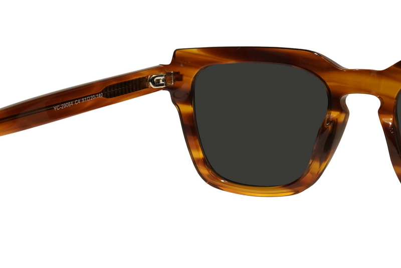 Square Full Rim Acetate Sunglasses for Women