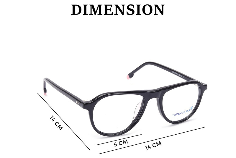 Aviator Full Rim Eyeglasses For Kids