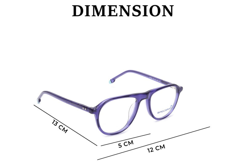 Aviator Full Rim Eyeglasses For Kids