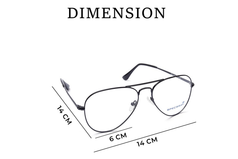 Aviator Full Rim Eyeglasses For Men