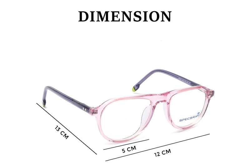 Aviator Full Rim Eyeglasses For Kids