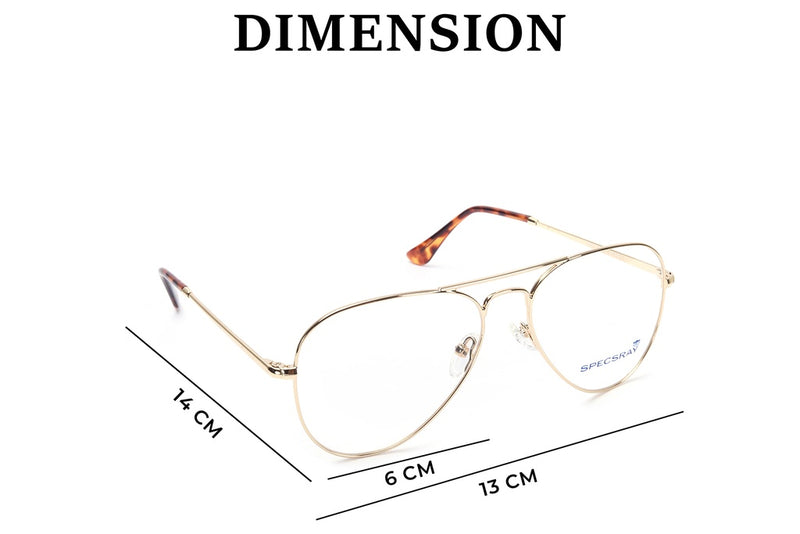 Aviator Full Rim Eyeglasses For Men