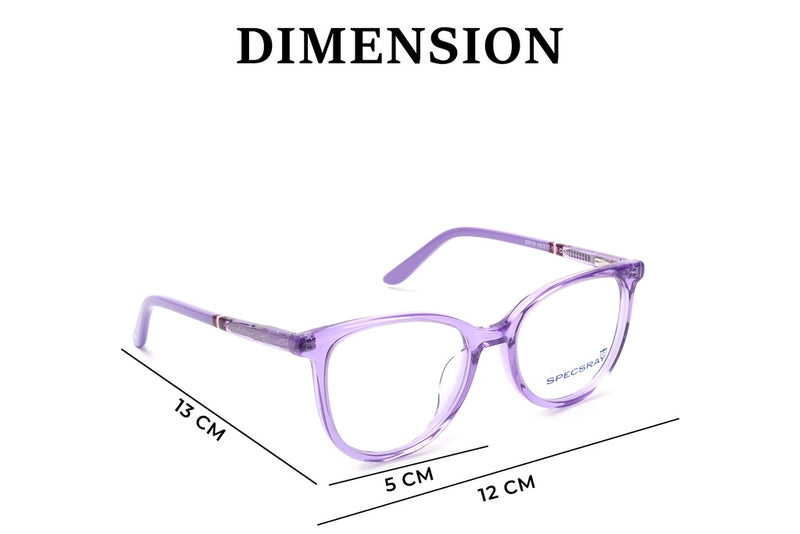 Cateye Full Rim Eyeglasses For Kids