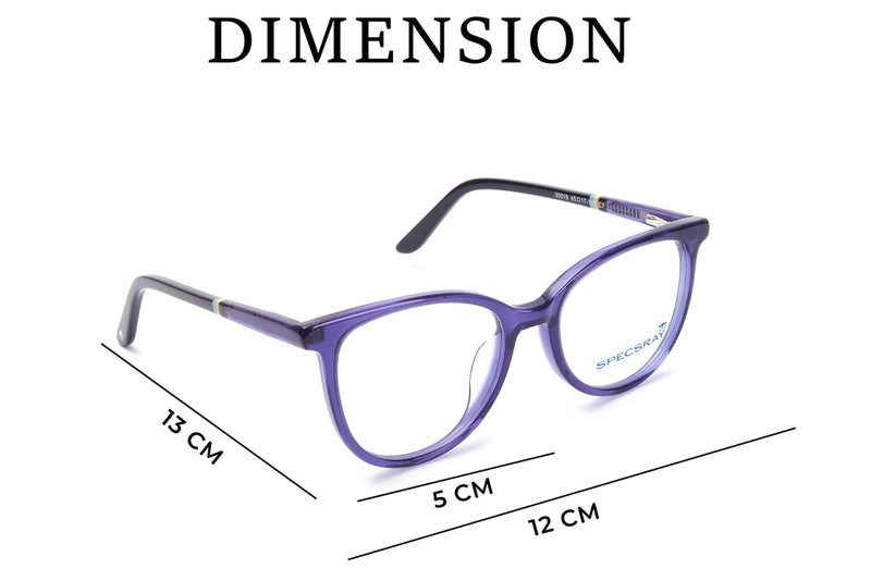 Cateye Full Rim Eyeglasses For Kids