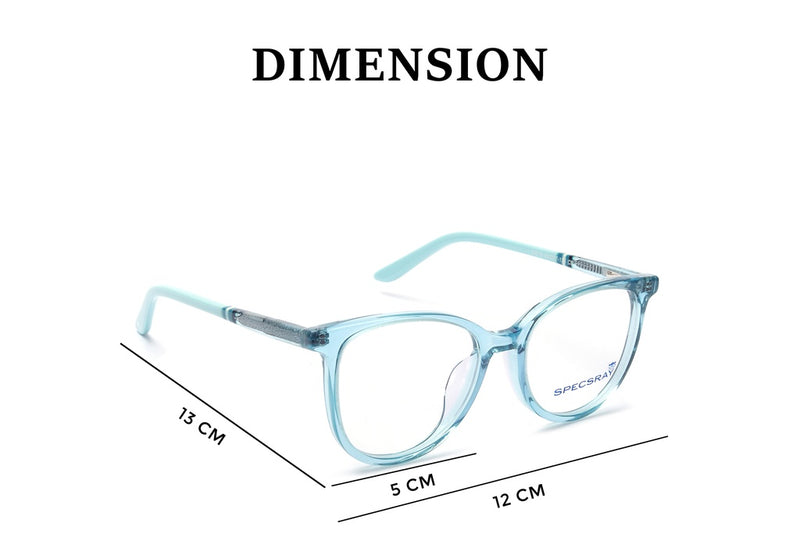 Cateye Full Rim Eyeglasses For Kids