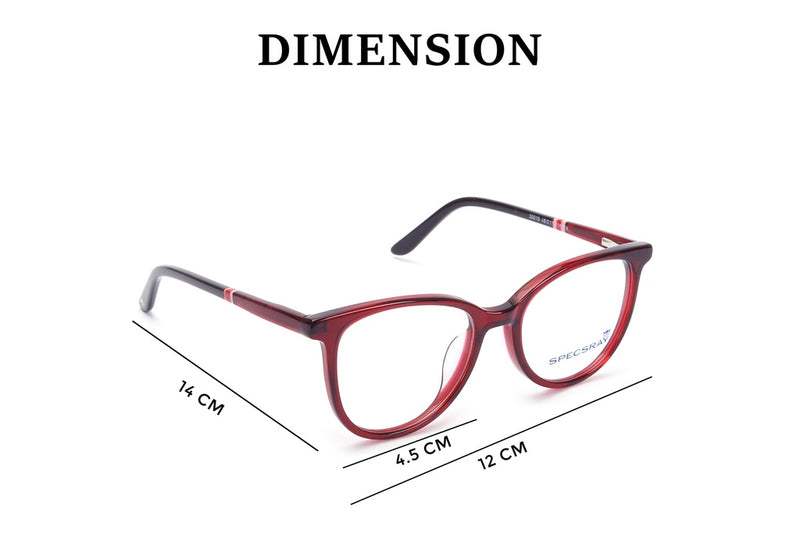 Cateye Full Rim Eyeglasses For Kids