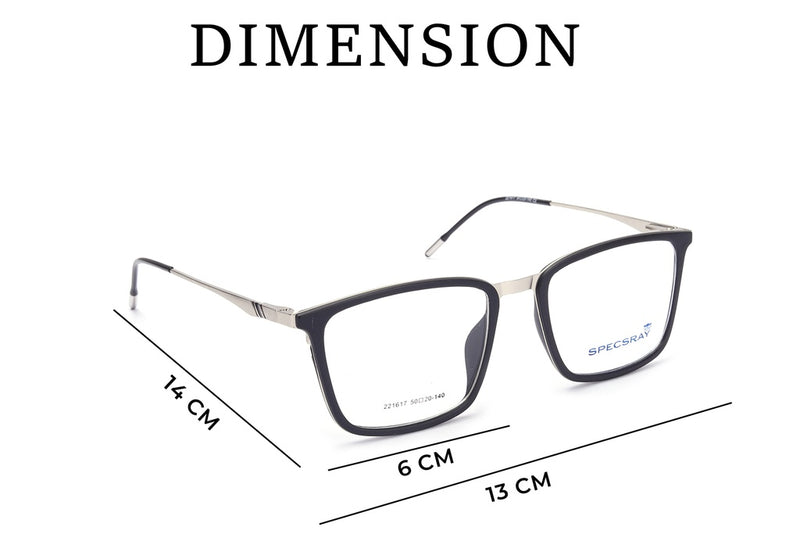 Square Full Rim Eyeglasses For Men And Women