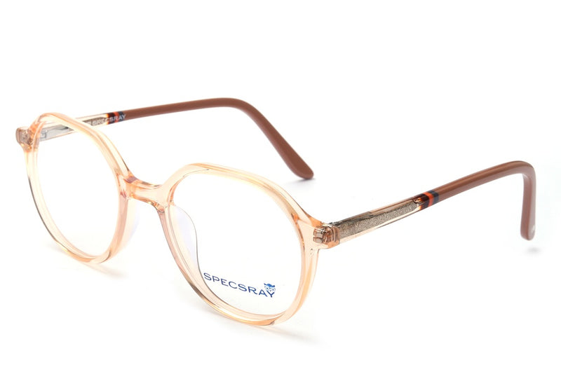 Round Full Rim Eyeglasses For Kids