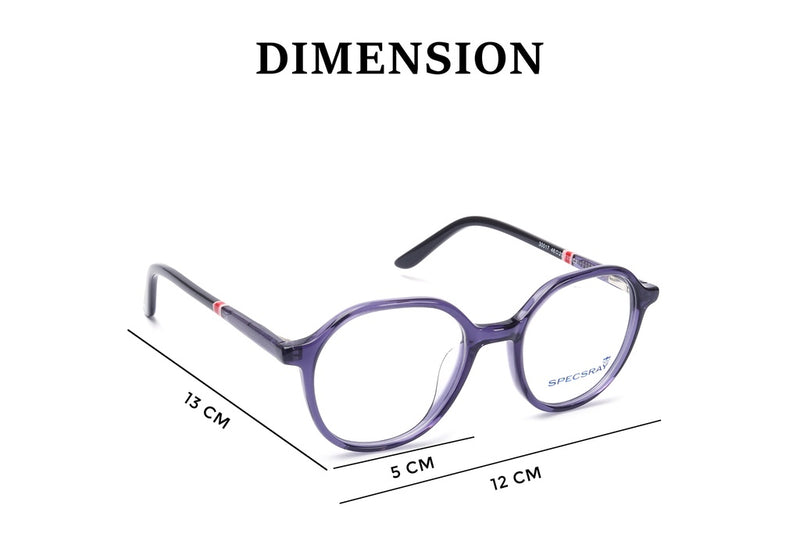 Round Full Rim Eyeglasses For Kids