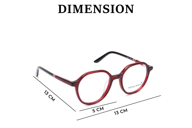 Round Full Rim Eyeglasses For Kids