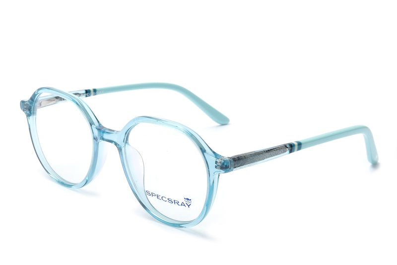 Round Full Rim Eyeglasses For Kids