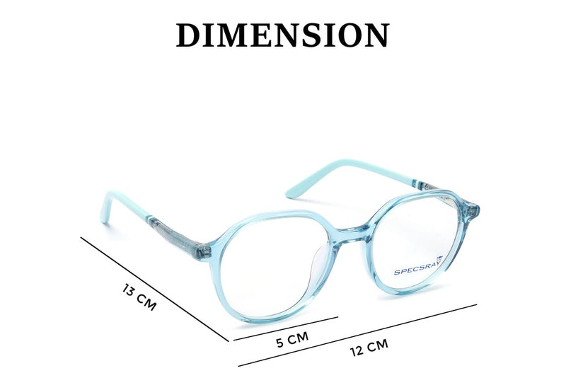Round Full Rim Eyeglasses For Kids