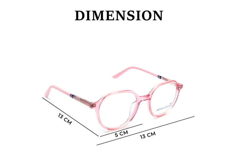 Round Full Rim Eyeglasses For Kids