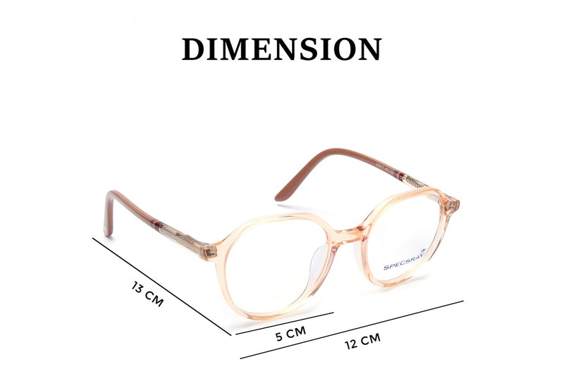 Round Full Rim Eyeglasses For Kids