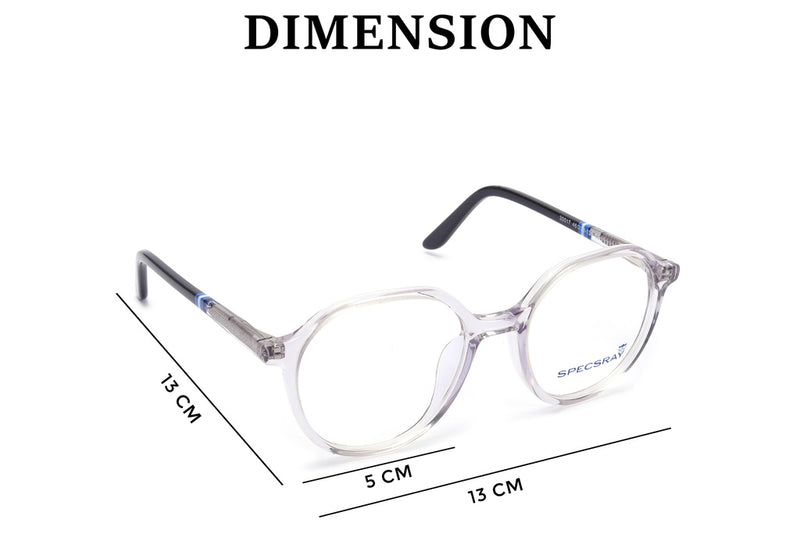 Round Full Rim Eyeglasses For Kids