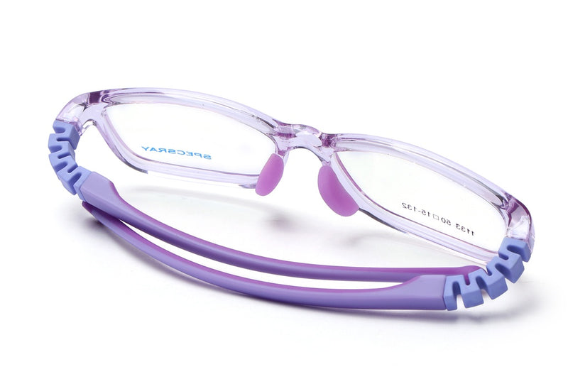 Rectangle Full Rim Eyeglasses For Kids