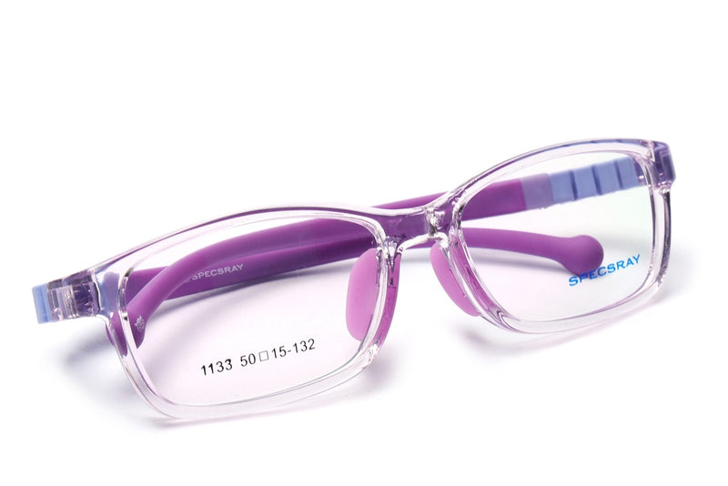 Rectangle Full Rim Eyeglasses For Kids