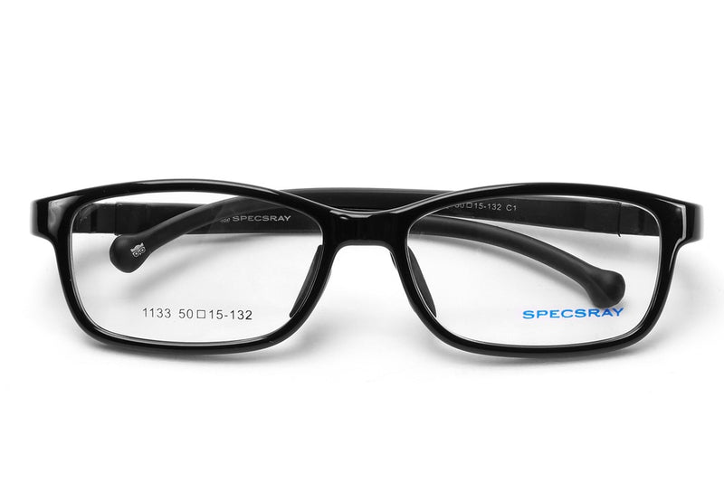 Rectangle Full Rim Eyeglasses For Kids