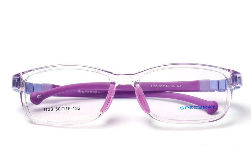 Rectangle Full Rim Eyeglasses For Kids