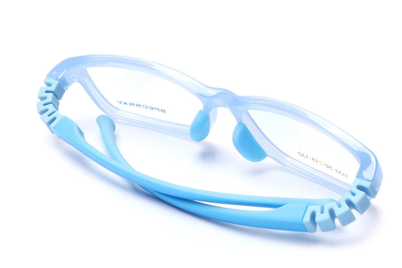 Rectangle Full Rim Eyeglasses For Kids