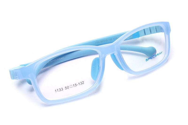 Rectangle Full Rim Eyeglasses For Kids