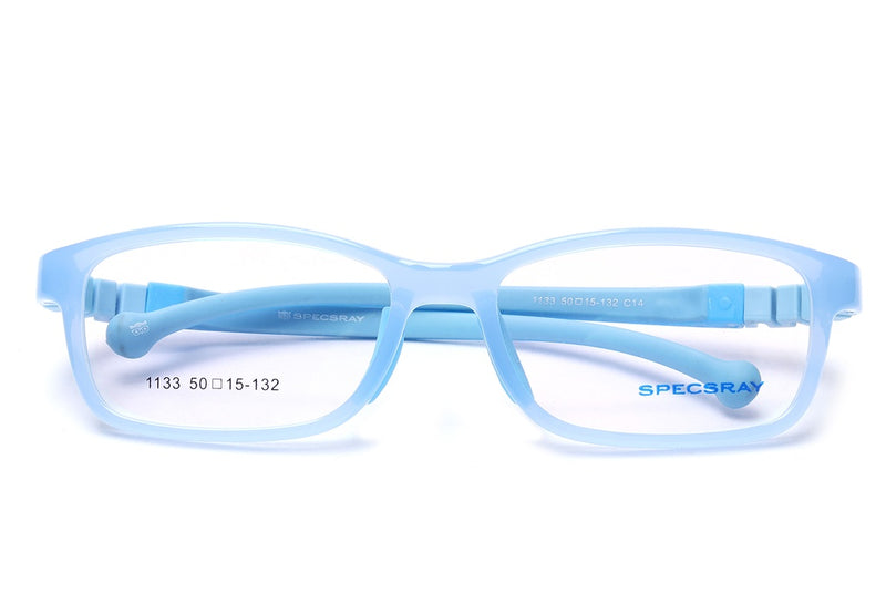 Rectangle Full Rim Eyeglasses For Kids