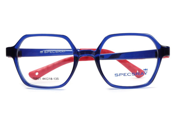 Geometric Full Rim Eyeglasses For Kids