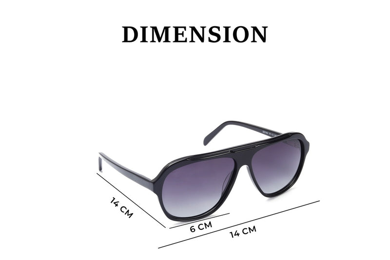 Aviator Full Rim Sunglasses For Men