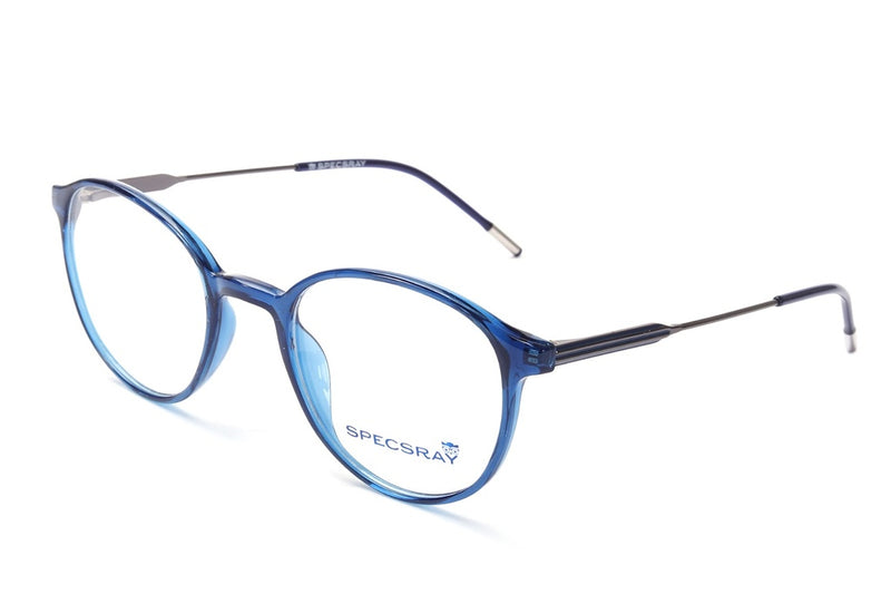 Round Full Rim Eyeglasses For Unisex