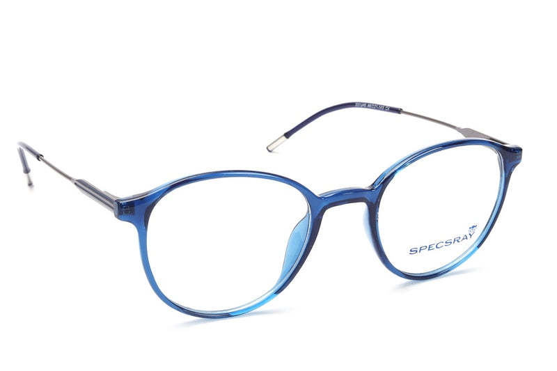 Round Full Rim Eyeglasses For Unisex