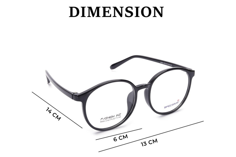 Round Full Rim Eyeglasses For Women