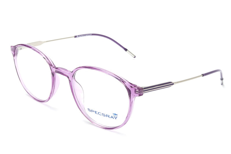 Round Full Rim Eyeglasses For Unisex