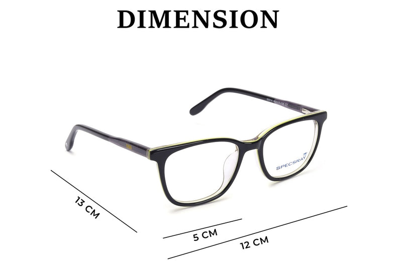 Square Full Rim Eyeglasses For Kids