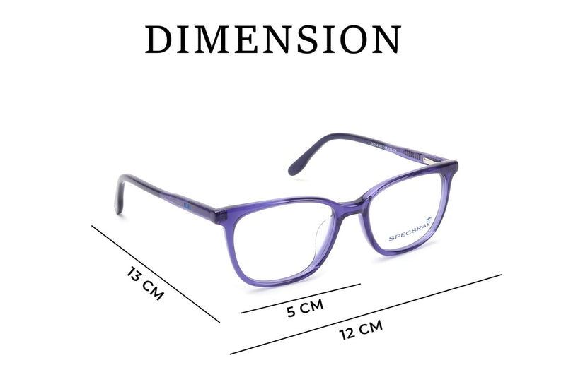 Square Full Rim Eyeglasses For Kids