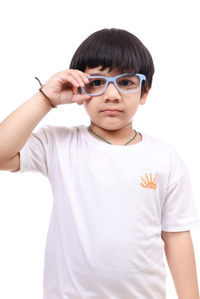 Square Full Rim Eyeglasses For Kids