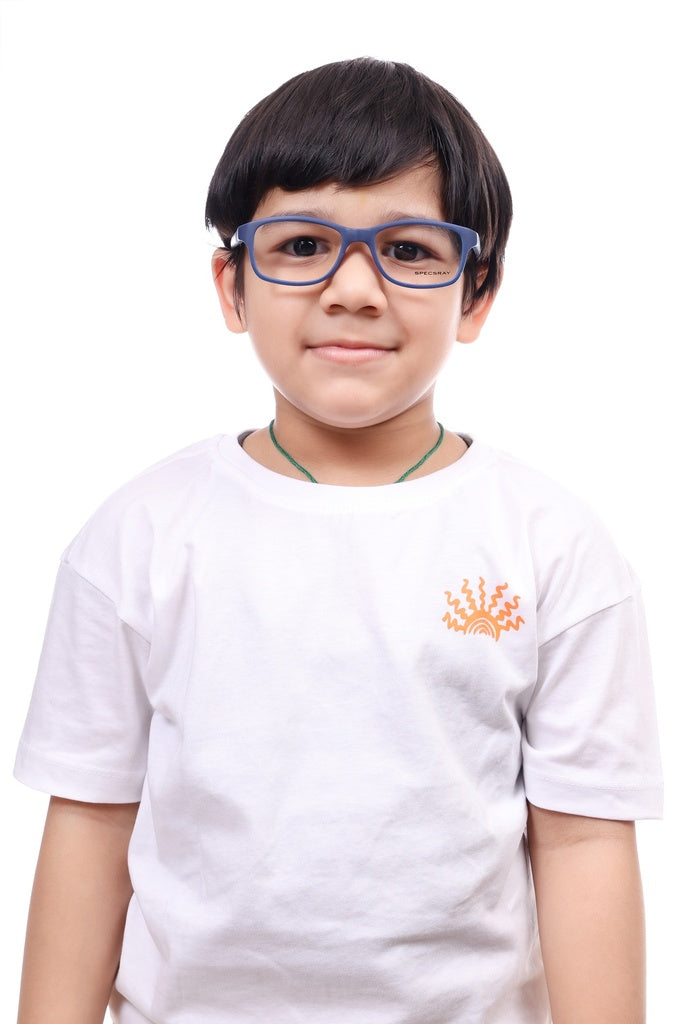 Square Full Rim Eyeglasses For Kids