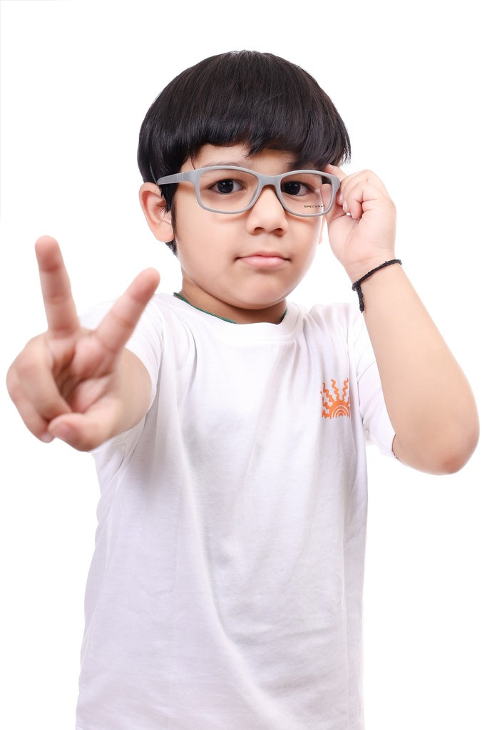 Square Full Rim Eyeglasses For Kids