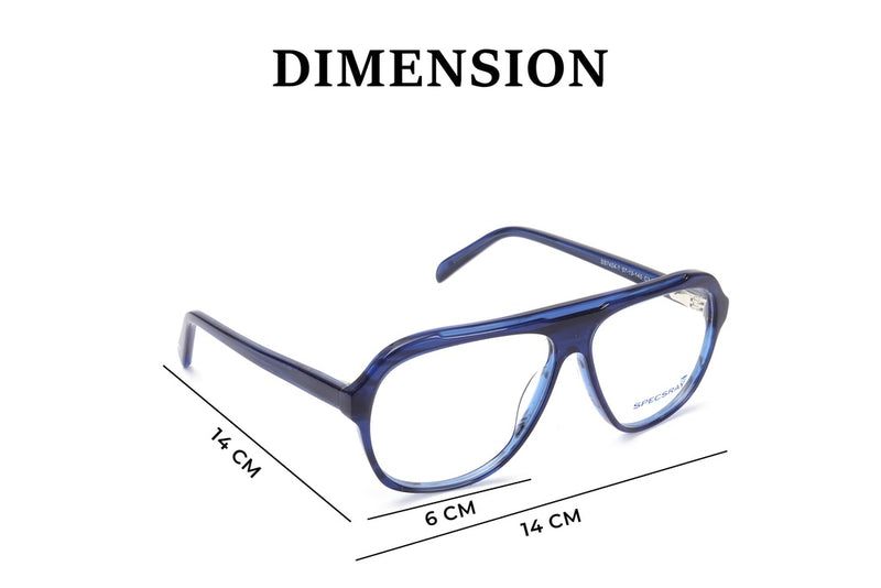 Aviator Full Rim Eyeglasses For Men