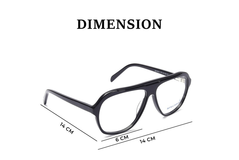 Aviator Full Rim Eyeglasses For Men