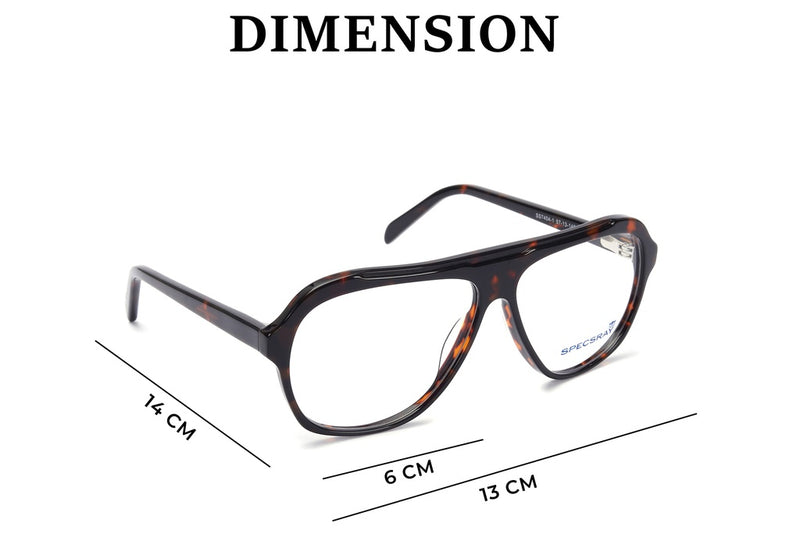 Aviator Full Rim Eyeglasses For Men