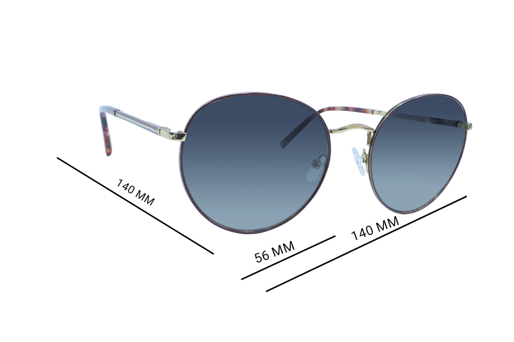 SPECSRAY SUNGLASSES ROUND  Full Rim METAL