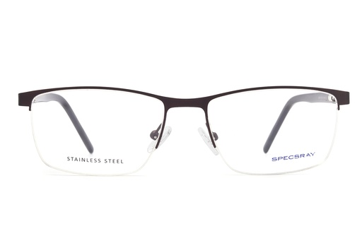 SpecsRay Rectangle Half Rim (Matt Brown) [2895] [1126]