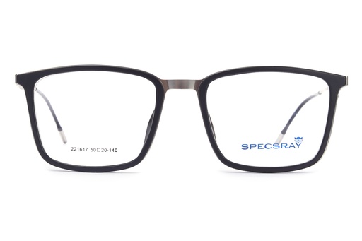 SpecsRay Full Rim Rectangle (Matt Black) [221617] [1242]