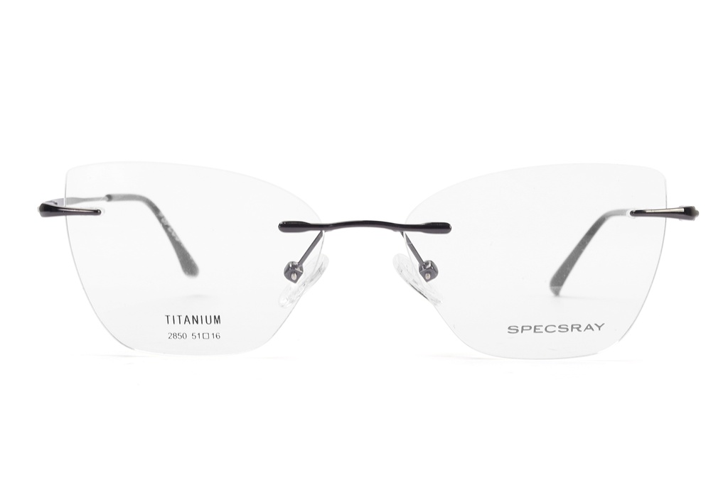 SpecsRay Rim Less Titanium Cateye